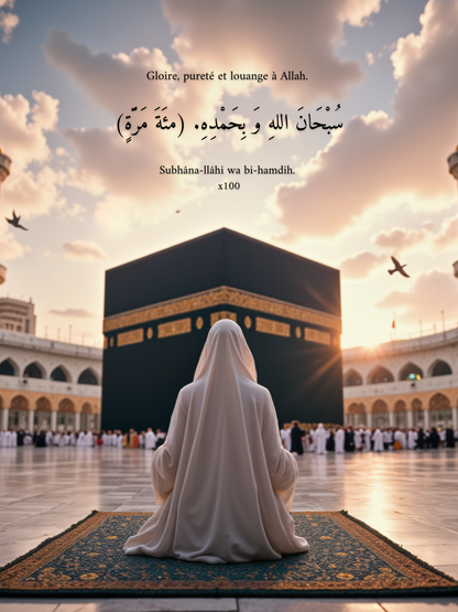 Aya Nour™ | Tableau Lumineux avec Invocations