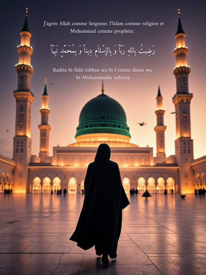 Aya Nour™ | Tableau Lumineux avec Invocations