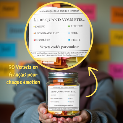 Aya Jar™ | Vase Coranique avec 90 Versets en Français